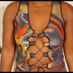 Jungle crop top
